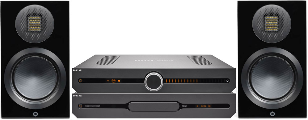 Roksan Attessa Integrated Amplifier + CD + Monitor Audio Gold 50 6G